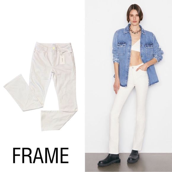 NWT Frame Denim Le Nik Boot Cut Jeans - Picture 11 of 12